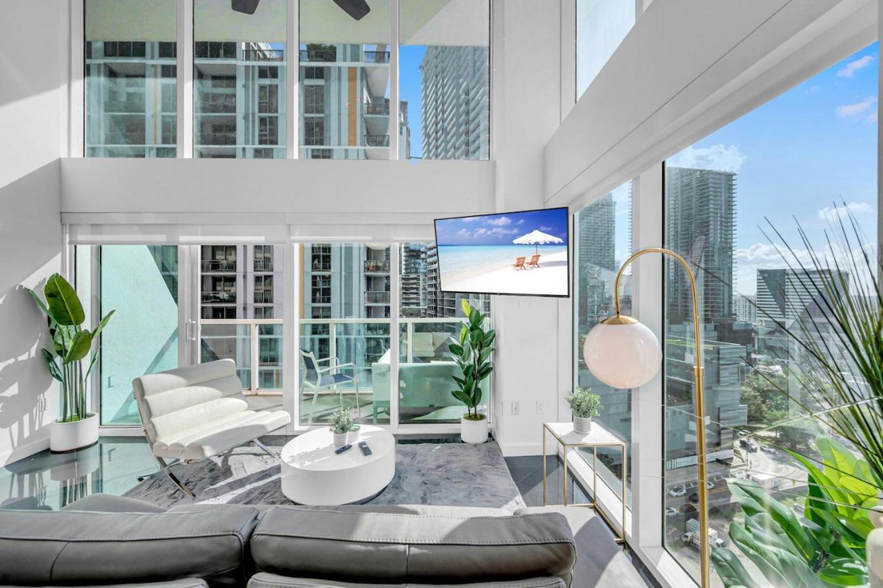 Iconic 2 Bedroom Loft Brickell-Stunning Views Маями Екстериор снимка